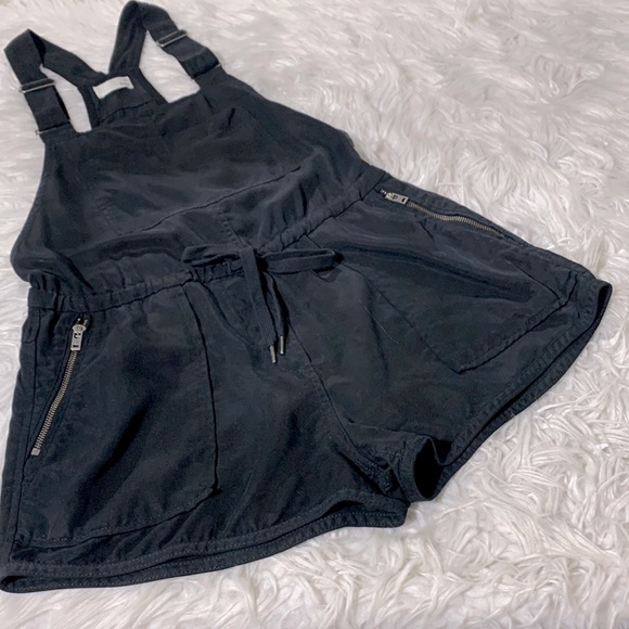 WILFRED Free Beatriz Romper Shortalls Overalls Zip Side Pockets Womens XS - Picture 2 of 11